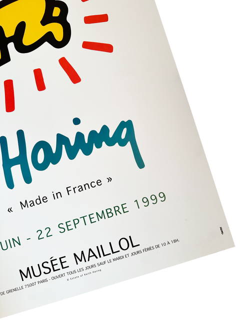 Original Keith Haring Poster Musee Maillol 1999, Paris