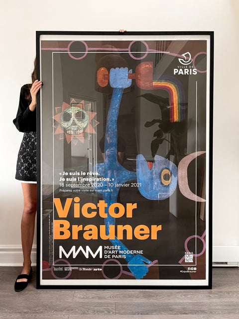 Original Victor Brauner Poster 2020, Paris - 4X6 FT