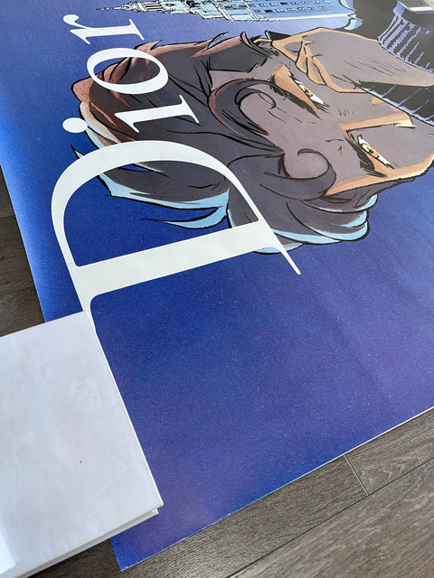 Original Dior Poster Eau Sauvage Parfum Largo Winch, 2001