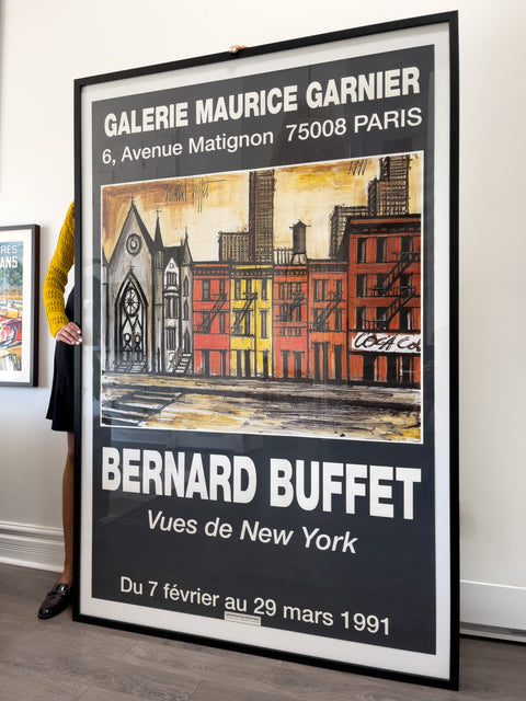 Original Bernard Buffet Poster 1991 - Galerie Maurice Garnier, Paris (Big Size)