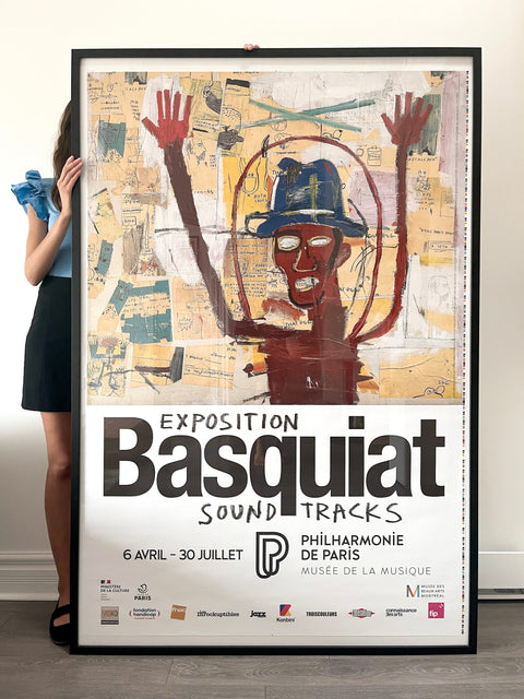 Original Basquiat Poster "Sound Tracks", 2023