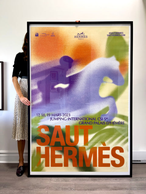 Original Large Poster Saut Hermes 2023