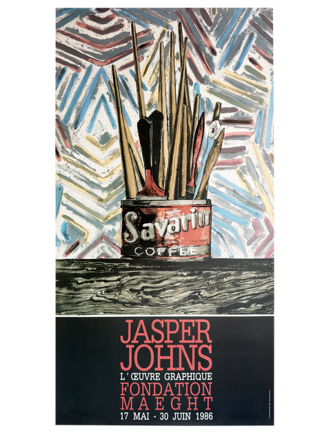 Original John Jasper Poster 1986 - Fondation Maeght