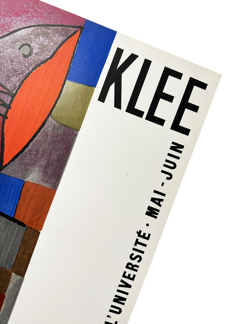 Original Paul Klee Exhibition Poster "Berggruen", 1961 - Mourlot