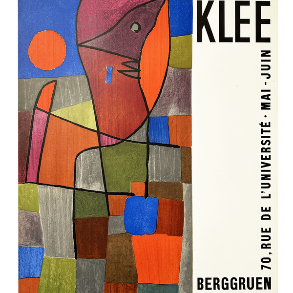 Original Paul Klee Exhibition Poster 