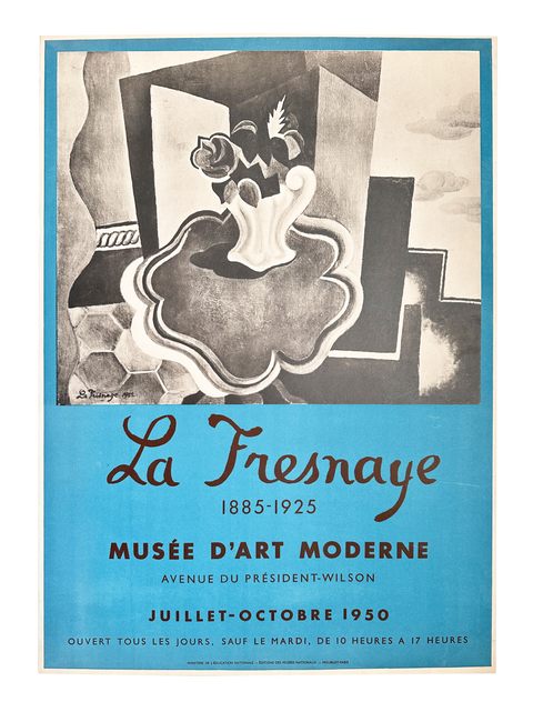 Original Exhibition Poster By La Fresnaye, 1950 - Mourlot