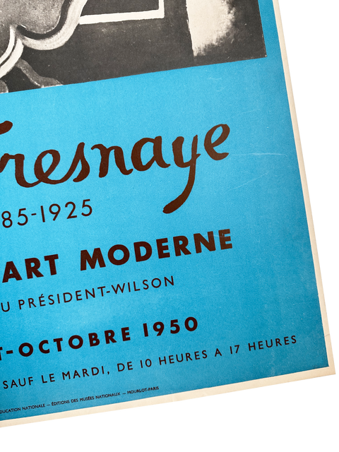Original Exhibition Poster By La Fresnaye, 1950 - Mourlot
