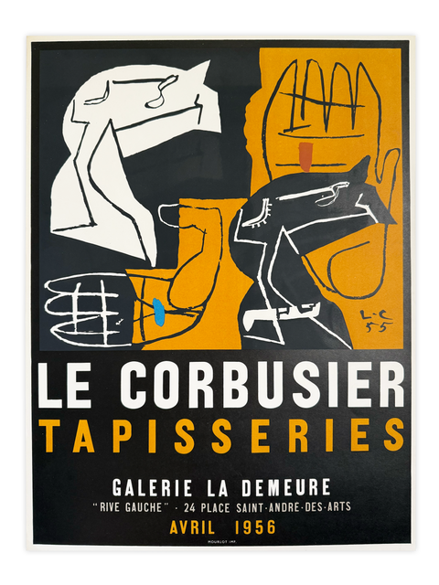 Original Le Corbusier Poster "Tapisseries" 1956 - Mourlot