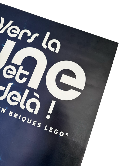 Original Lego Poster "Air and Space Museum" Exhibition in Paris, 2022