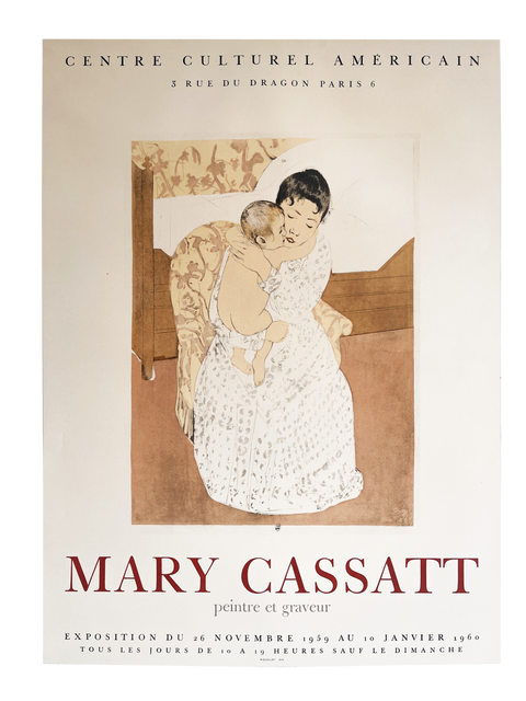 Original Mary Cassatt Centre Culturel Americain, 1960 - Mourlot
