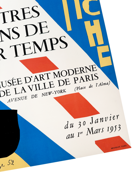 Original Henri Matisse Poster Les peintres témoins de leur temps 1953 - Mourlot