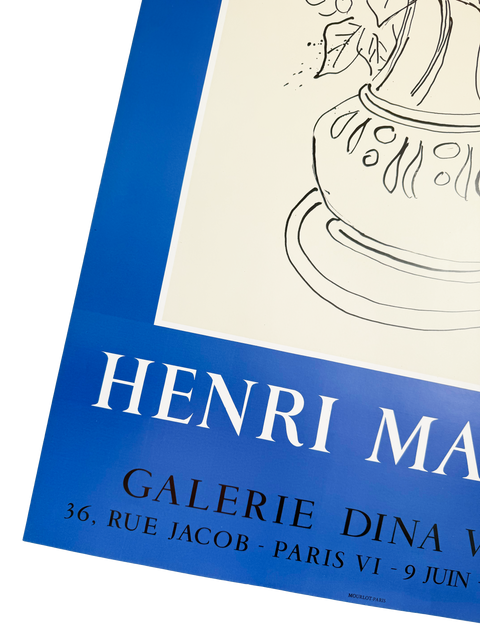 Original Henri Matisse Poster "Dina Vierny" 1982 - Mourlot