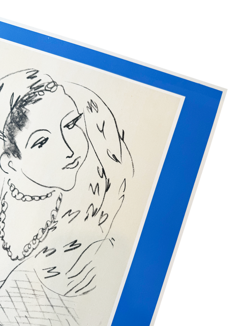 Original Poster By Henri Matisse 1955 - Menton, Printed Mourlot