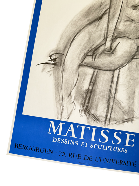 Original Poster By Henri Matisse "Dessin et Scupltures" 1958 - Mourlot
