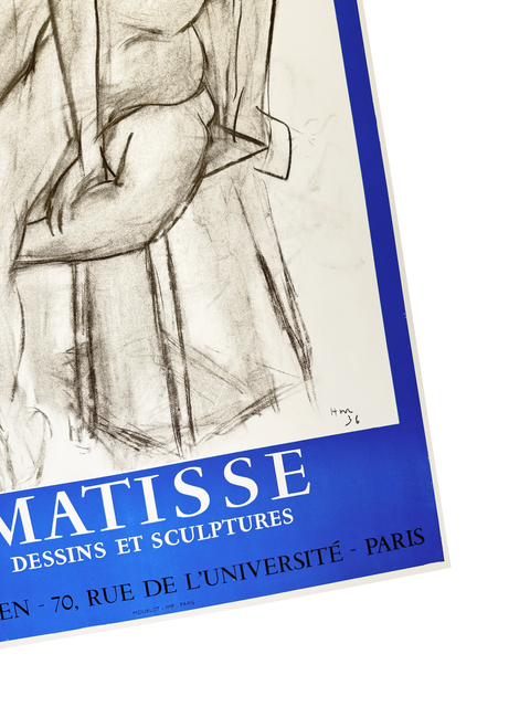 Original Poster By Henri Matisse "Dessin et Scupltures" 1958 - Mourlot