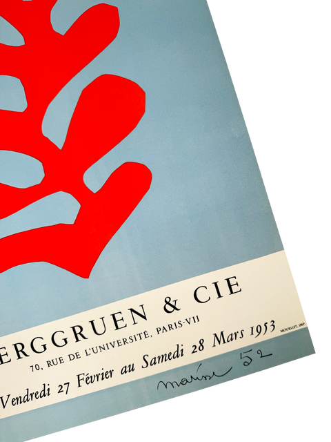 Original Henri Matisse Poster "Papiers Découpés" 1953, Mourlot