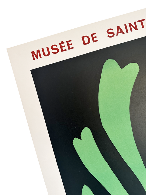 Original Henri Matisse Poster Algue Verte - Musée de Saint Etienne, 1964 - Mourlot