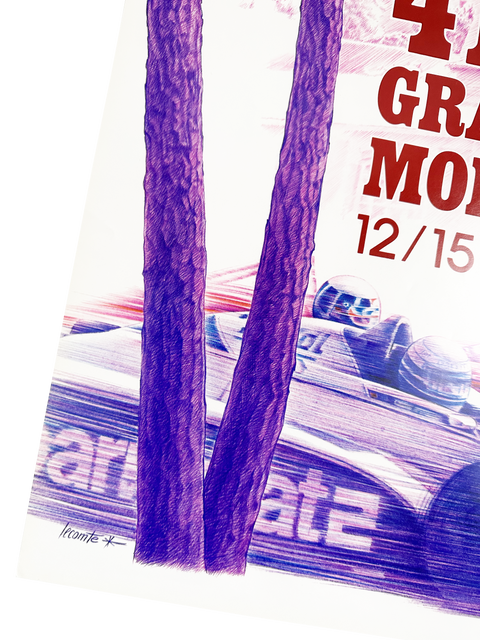 Original Formula 1 Poster - Grand Prix Monaco 1983 (numbered)