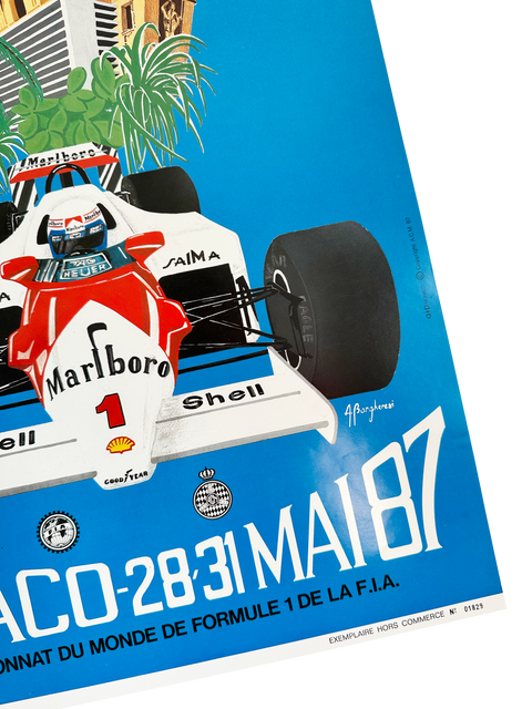 AFFICHE GRAND PRIX Monaco Numerotee EUR 70,00 - FR AFFICHE GRAND PRIX Monaco Numerotee EUR 70,00 - FR