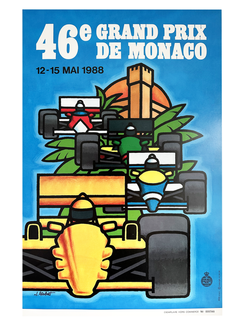 Grognet - Grand prix F1 de Monaco (1980) - 1989 Grognet - Grand prix F1 de Monaco (1980) - 1989