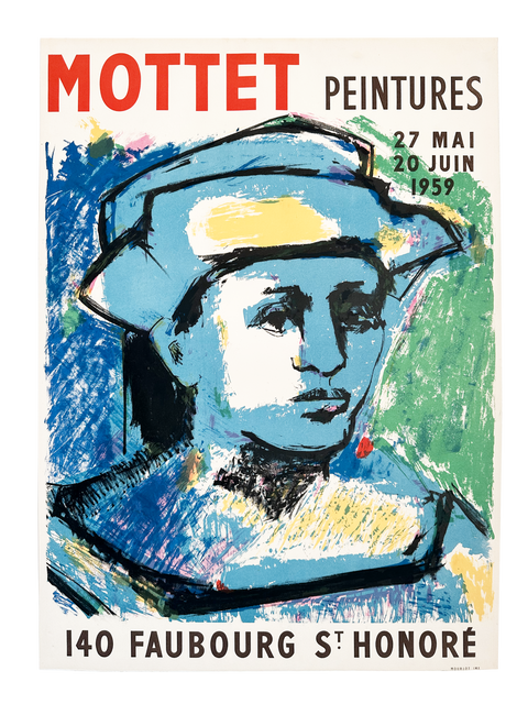 Original Poster By Yvonne Mottet "Peintures", 1959 - Mourlot (Arch Paper)