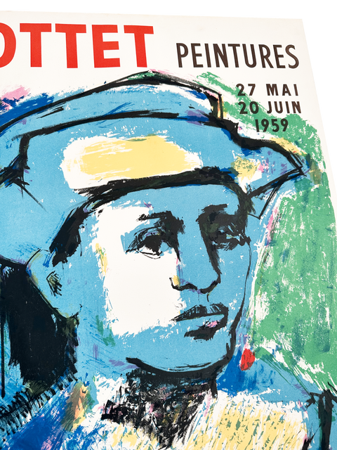 Original Poster By Yvonne Mottet "Peintures", 1959 - Mourlot (Arch Paper)