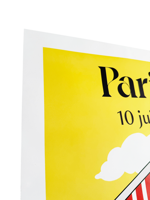 Original Paris Plage Poster 2021, Jean-Michel Tixier (Large Size)
