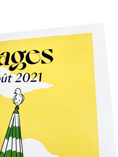 Original Paris Plage Poster 2021, Jean-Michel Tixier (Large Size)