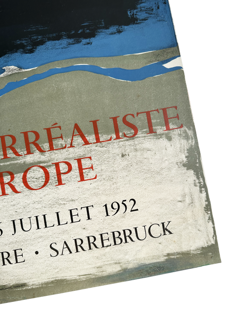 Original Jene Poster "Peintures Surréaliste En Europe" 1952