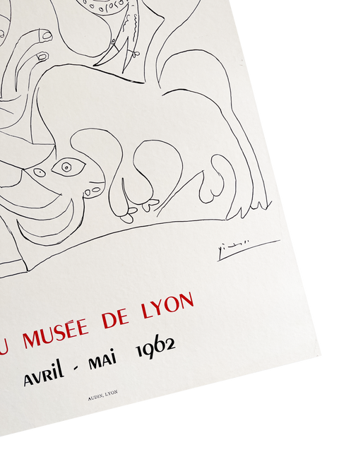 Original Pablo Picasso Poster Gravures - Ceramiques, Musee Lyon 1962