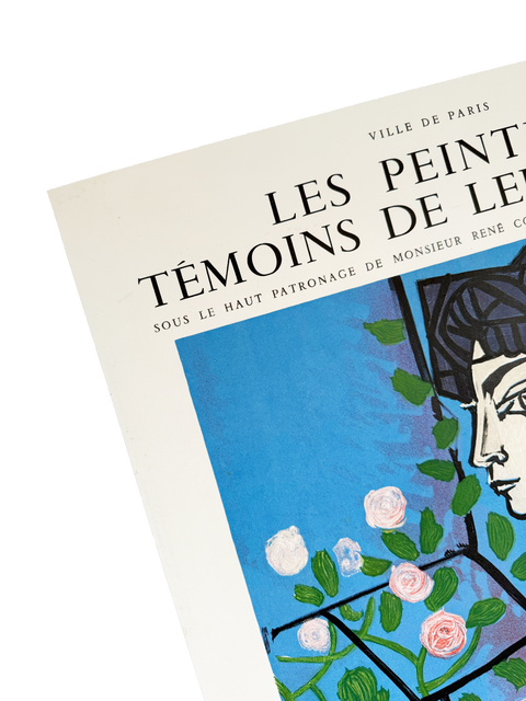 Original Poster By Pablo Picasso "Les Peintres Temoins De Leur Temps", 1956 - Mourlot