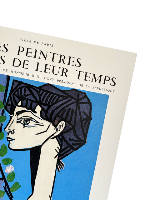 Original Poster By Pablo Picasso "Les Peintres Temoins De Leur Temps", 1956 - Mourlot