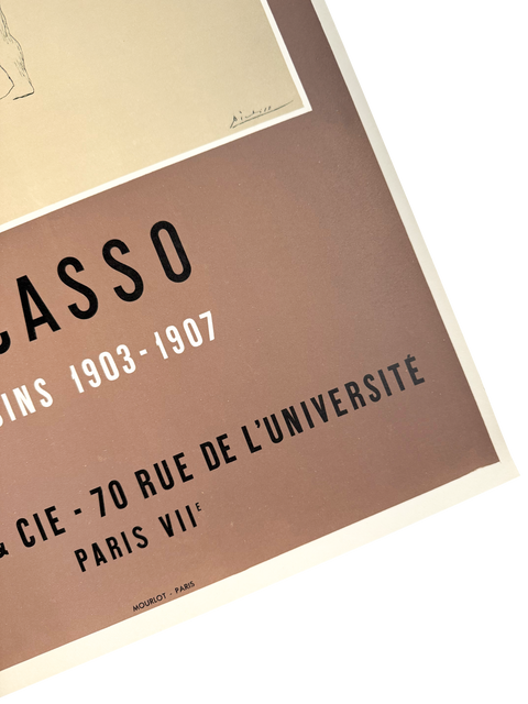 Original Pablo Picasso Poster "Dessins" 1954 - Mourlot