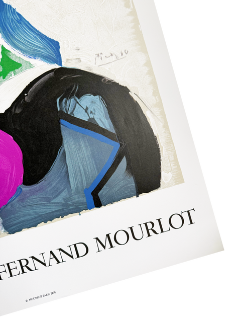 Original Poster Hommage à Fernand Mourlot by Pablo Picasso, 1990