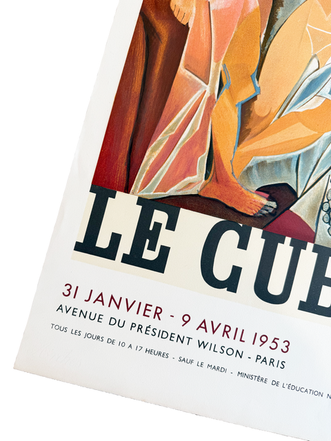 Original Pablo Picasso Le Cubisme "Les Demoiselles D'Avignon", 1953 - Mourlot (Arch Paper)