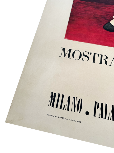 Original Pablo Picasso Poster "Milano Palazzo Reale", 1953