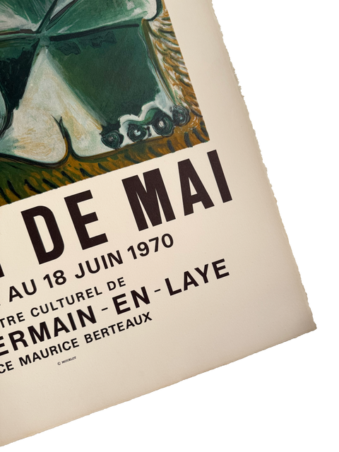 Original Picasso Poster Salon De Mai, 1970 - Mourlot (Arch)