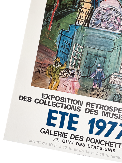 Original Poster Raoul Dufy - Galerie Ponchettes, 1977