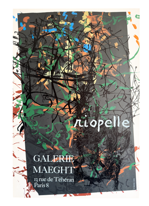 Original Poster Riopelle 1976 - Maeght