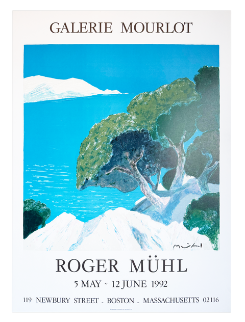 Original Roger Mühl Poster "Collection Mourlot", Nara Sogo Museum of Art, 1992