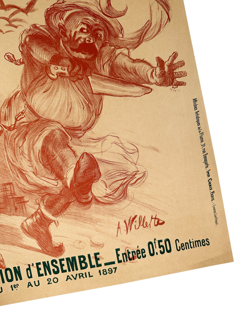 Original Salon Des Cent Willette 1895, Imp Chaix
