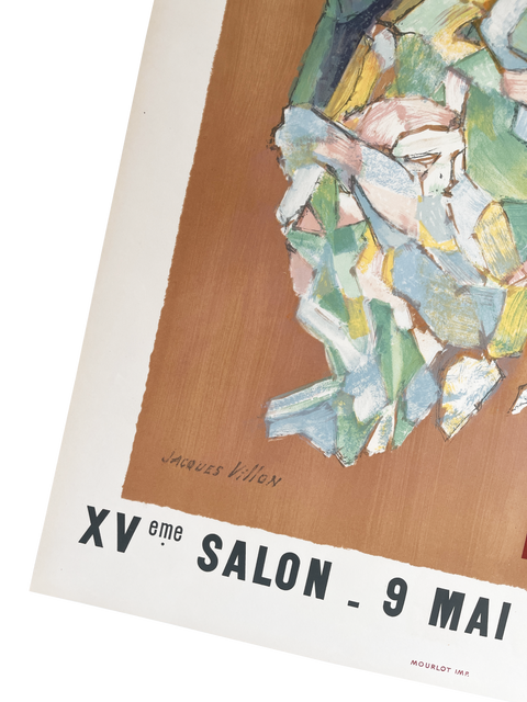 Original Jacques Villon Poster XVe Salon de Mai, 1959 - Mourlot