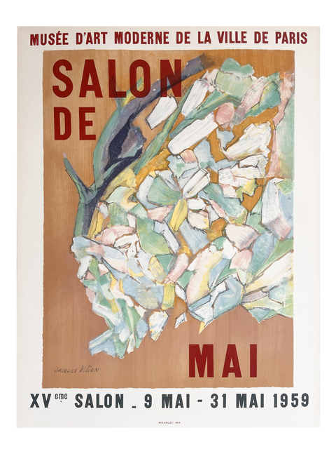 Original Jacques Villon Poster XVe Salon de Mai, 1959 - Mourlot