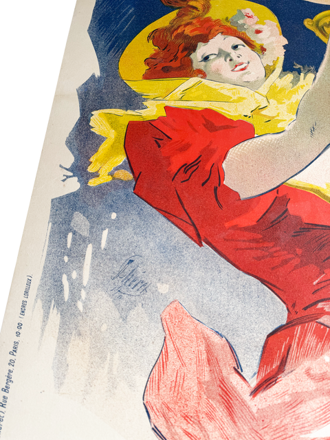Original Jules Cheret Poster Saxoleine, 1893 - Imp. Chaix