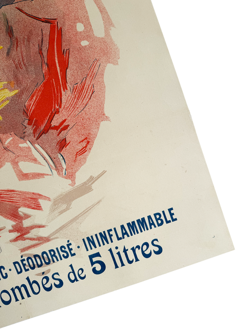 Original Jules Cheret Poster Saxoleine, 1893 - Imp. Chaix
