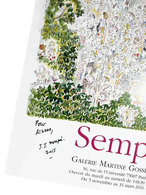 Original Sempe Poster Galerie Martine Gossieaux 2015, Paris – nbmposter