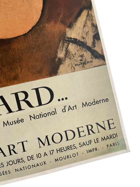 Original Lithographic Poster Bonnard 1957, Mourlot