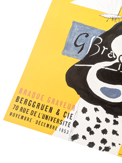 Original Poster Georges Braque Graveur 1953