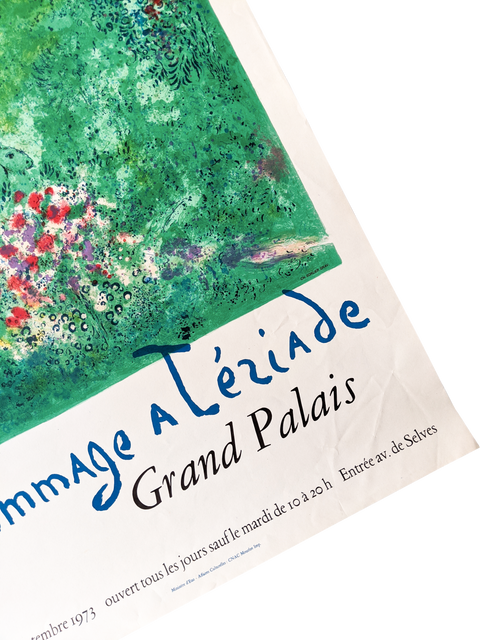 Original Chagall Hommage A Teriade 1973