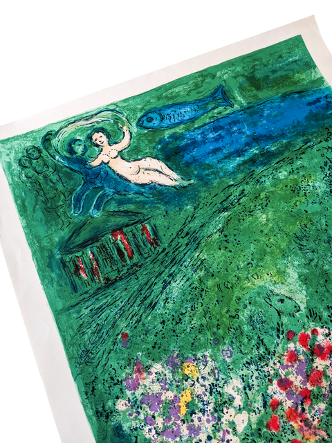 Original Chagall Hommage A Teriade 1973